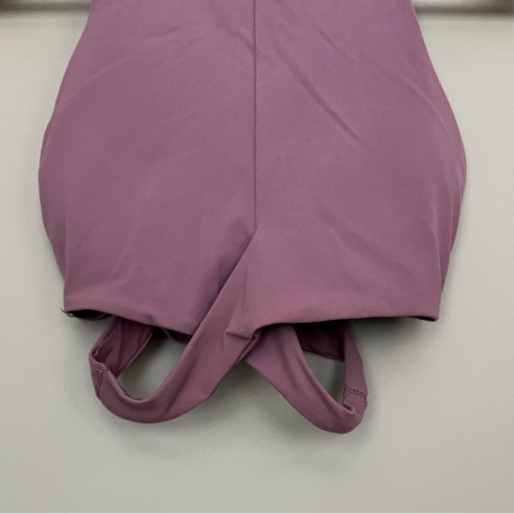 {Athleta} Conscious Cut Out Crop Tank in Tawny Rose - Womens XS - Picture 5 of 12